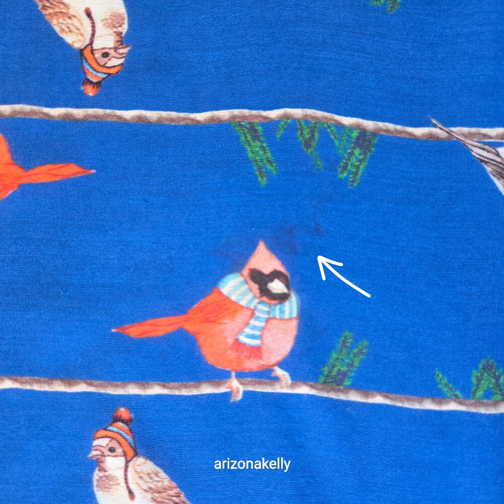 Talbots Winter Weather Birds Scarf Vicose/Silk Blend Birders Birdwatching - Picture 10 of 13